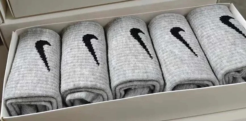 Nike longs socks grey (5pairs)