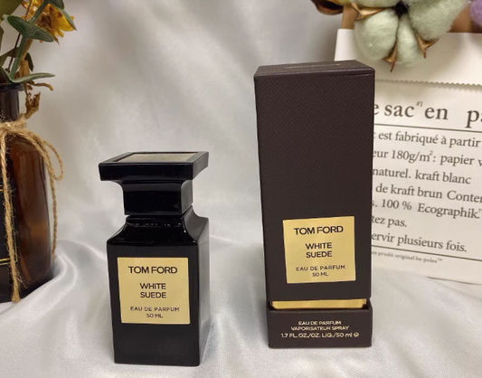Tom Ford White Suede