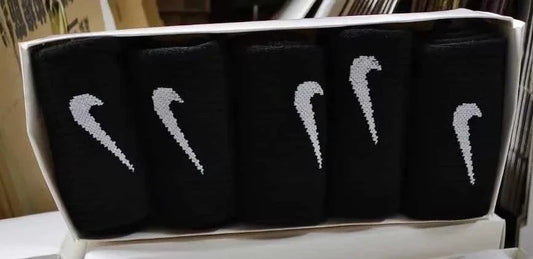 Nike longs socks black(5pairs)